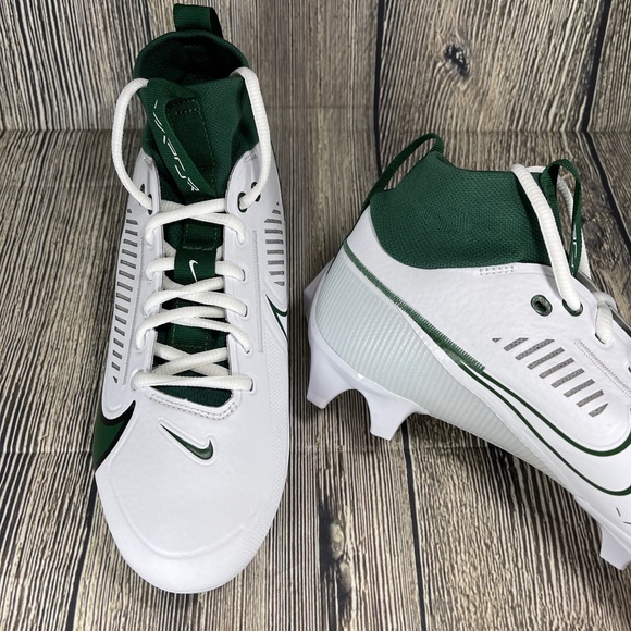 Nike Vapor Edge Pro 360 2 Football Cleats White/Green FJ1581-130 - Picture 6 of 8